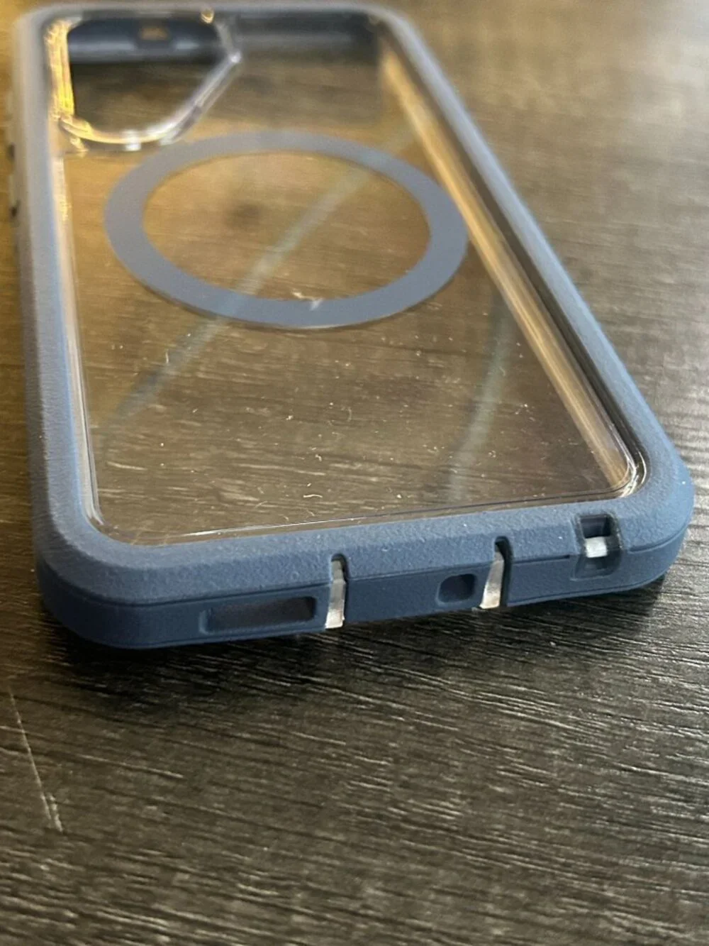 OtterBox Defender Pro XT Case for Samsung Galaxy S26 – Baby Blue Clear magnets
